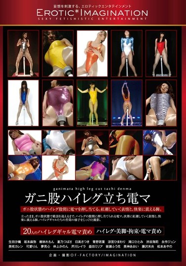 DFTR-028 Vibrator Pleasure While Standing With Legs Spread Apart In A High-Cut Leotard